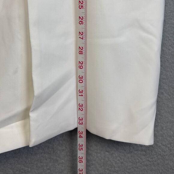 Lavish Alice Cut-Out Detail Blazer Dress With Pearl Trim White Size 8 NWT Glam - Picture 7 of 10